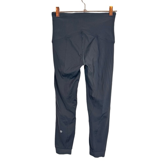 Lululemon Train Free High-Rise Crop 23" Nulux in Graphite Grey W6BB4S - Picture 10 of 12